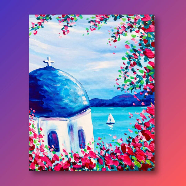 Santorini in Bloom
