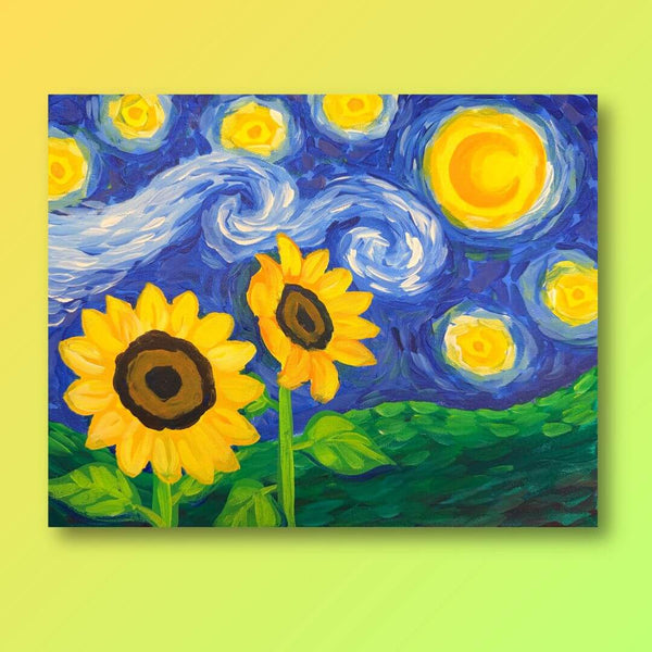 Swirls and Sunflowers