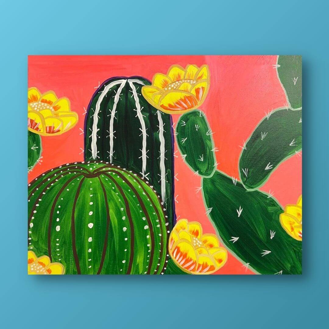 Bright Succulents Painting Kit - Main Image
