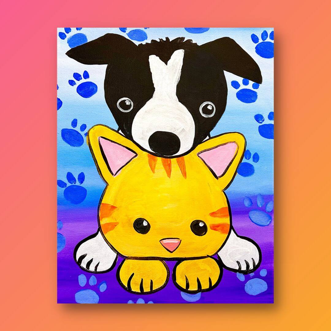 Friends Fur-Ever Kids Painting Kit - Main Image