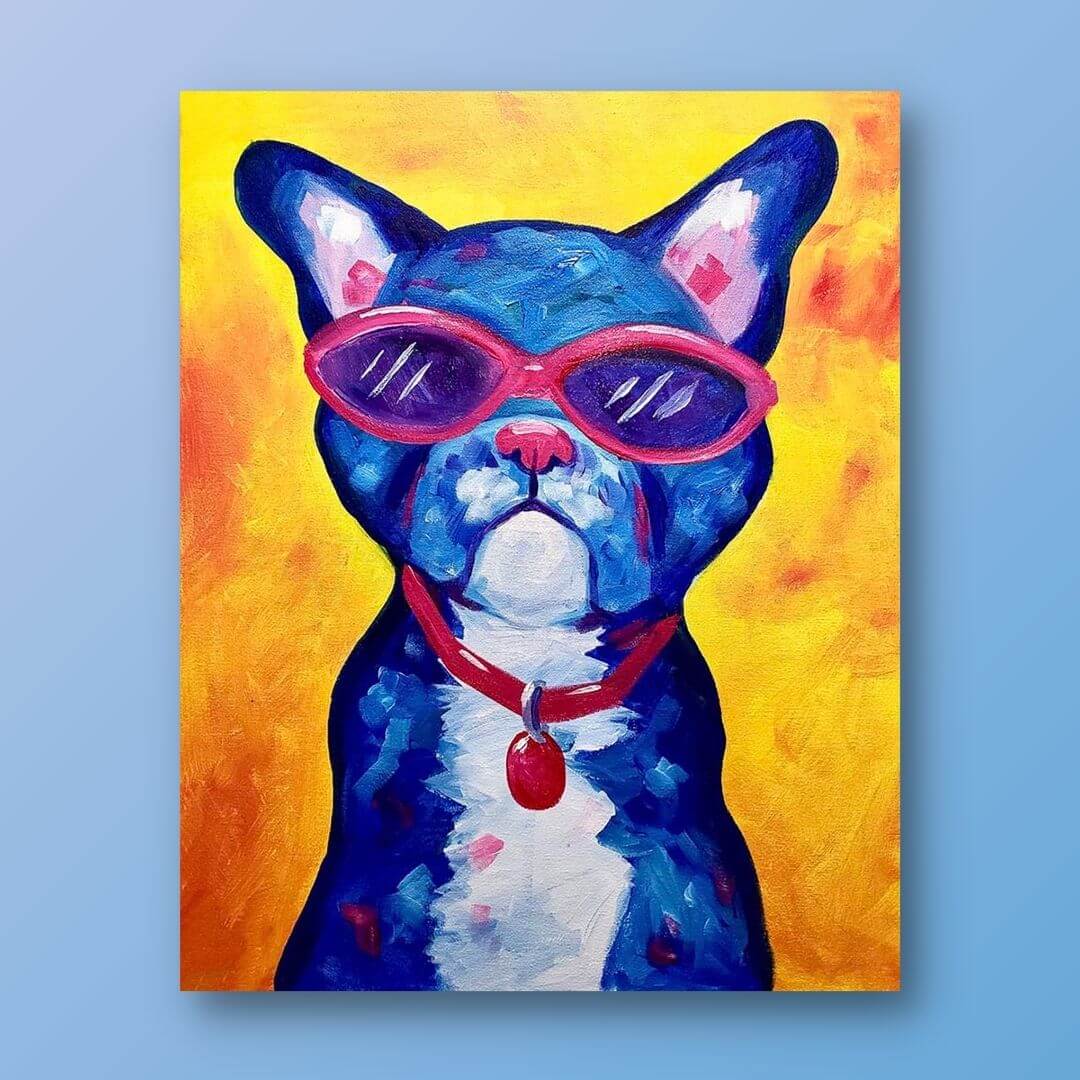 Pop Art Dog Painting Kit - Main Image