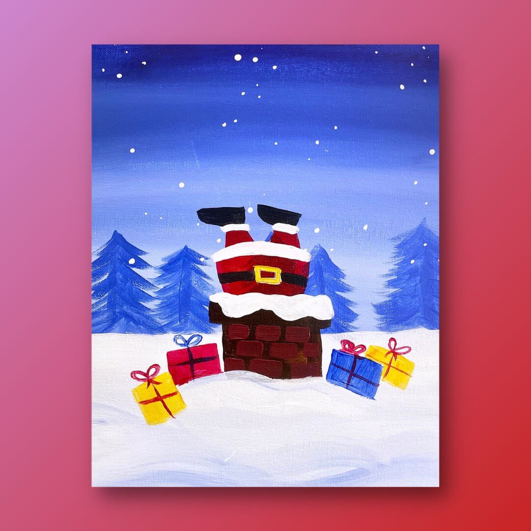 Stuck Santa Kids Painting Kit