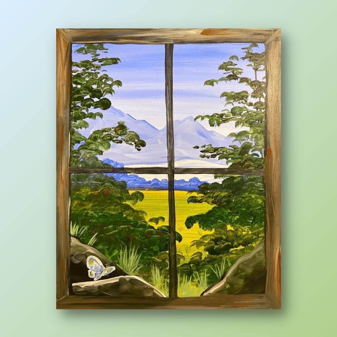 View From a Window Painting Kit