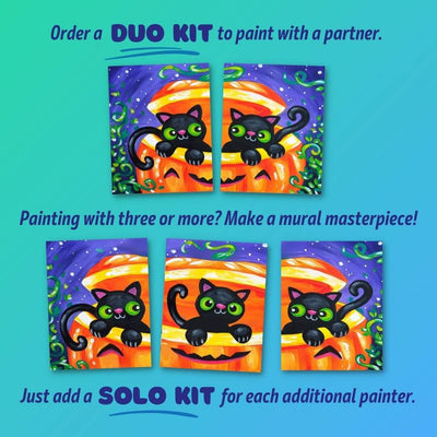 Cat-o-lantern Cuties