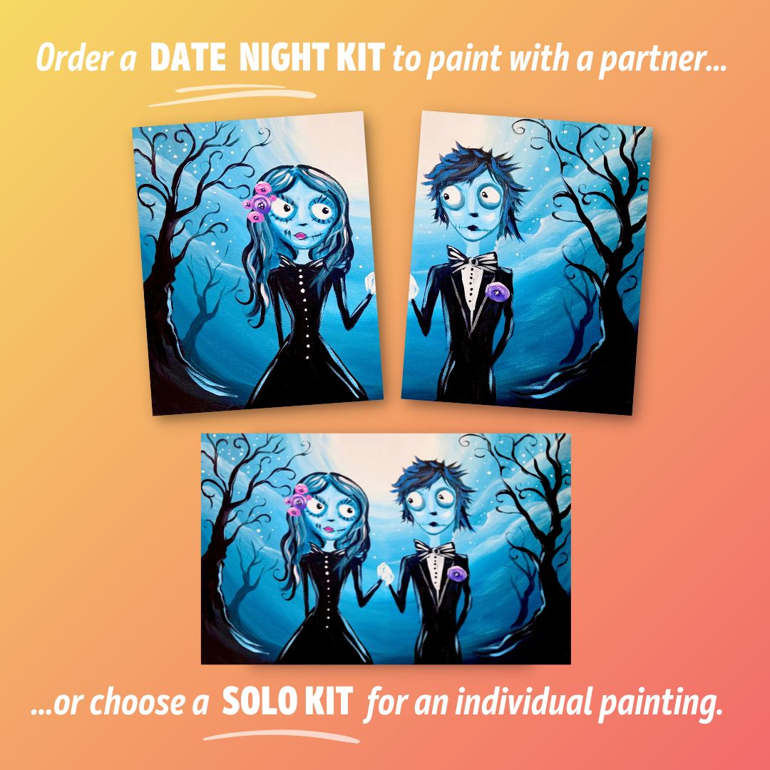 Dead Set On You Date Night Painting Kit