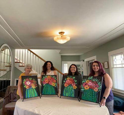 How to Host a Paint Night at Home - The Creative Mom