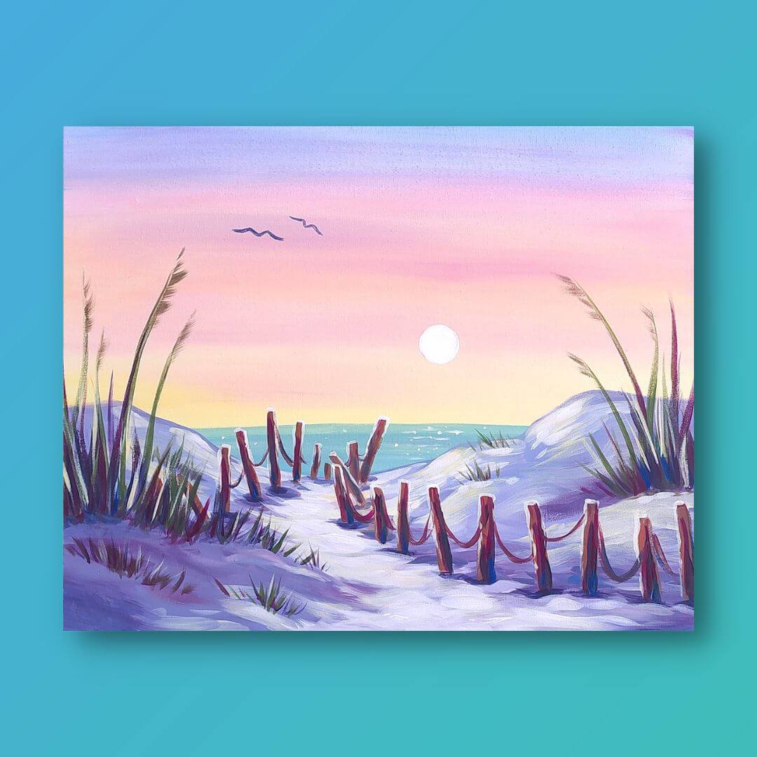 Dunes at Dusk Painting Kit Painting to Gogh