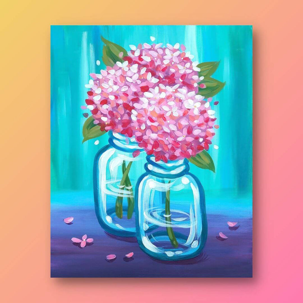 Gwen’s Pretty Pink Hydrangeas