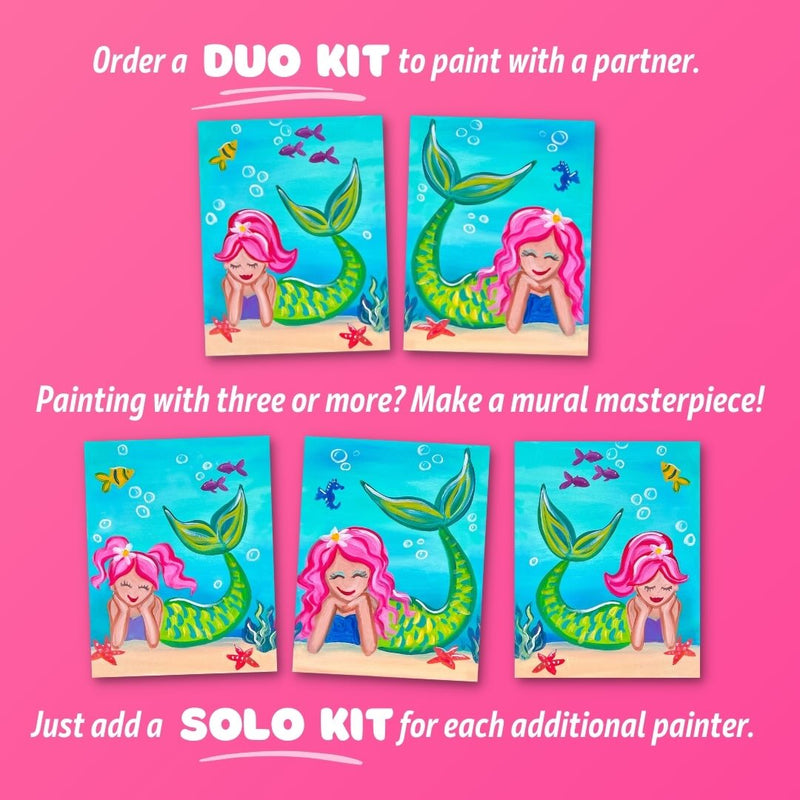 Metmaid Magic Sign Mermaid Magic Kids Painting Kit – Painting to Gogh