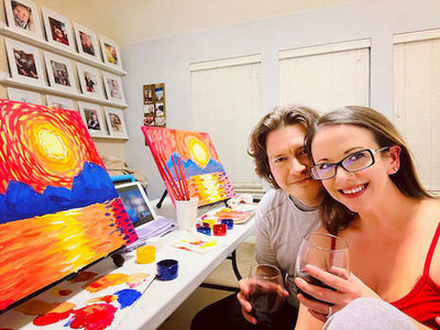 Painting to Gogh - Enjoy a Paint Night at Home