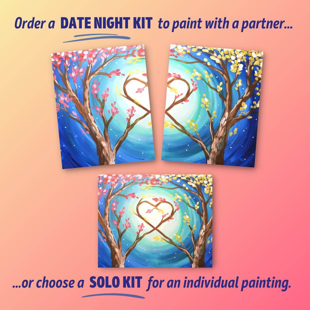 Sweetheart Trees Painting Kit