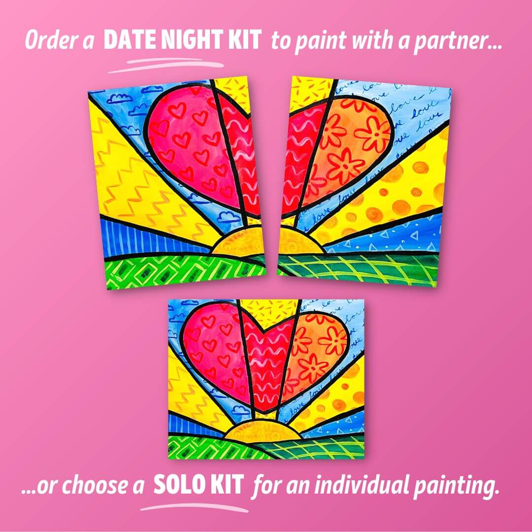 You Make My Heart Go Pop Painting Kit