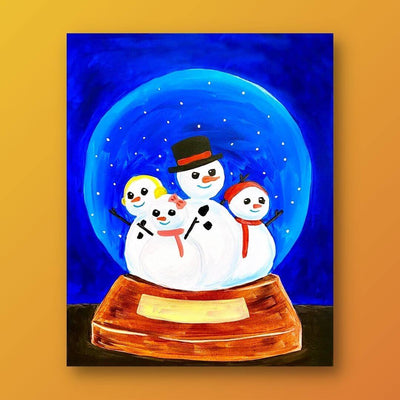 Family Snow Globe