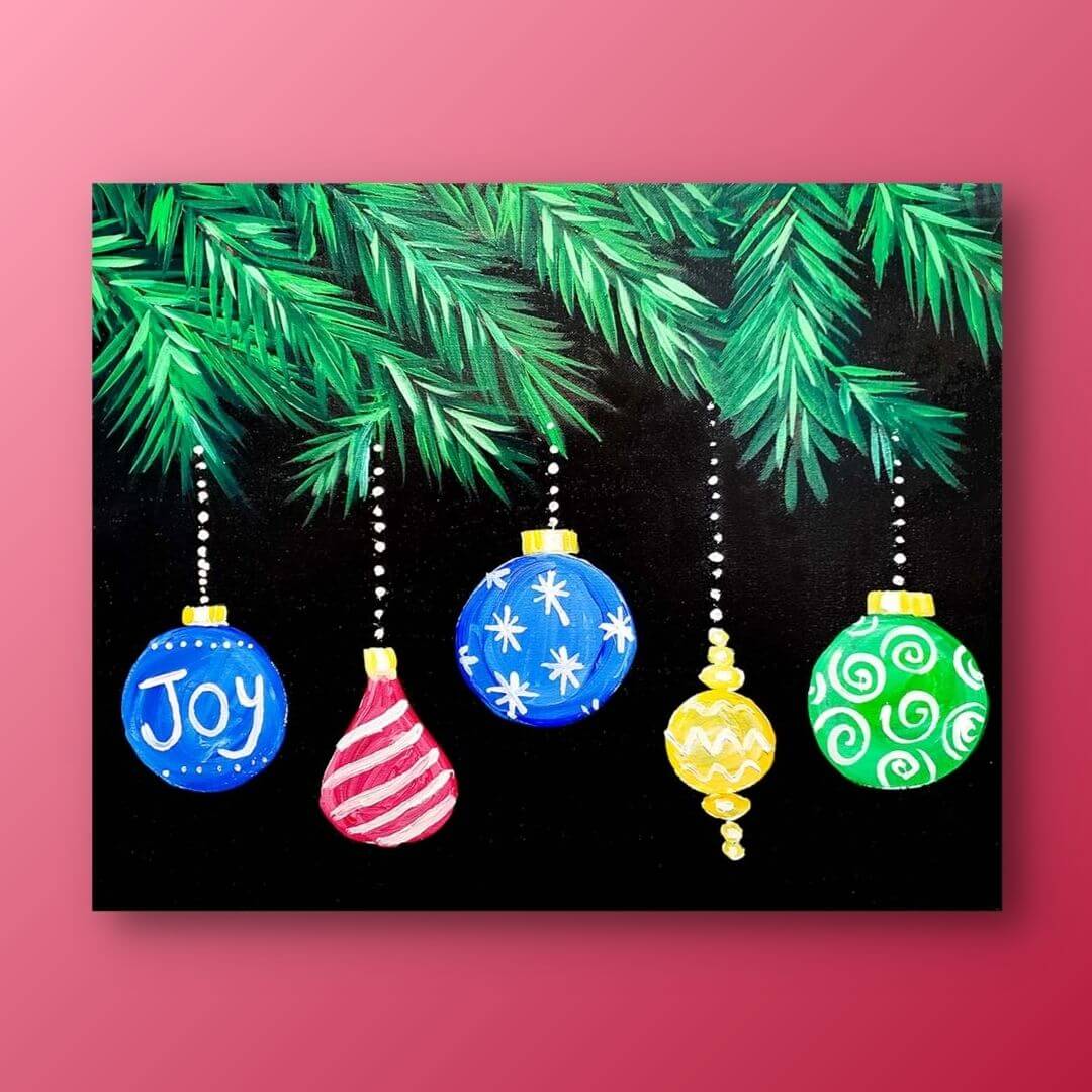 Holiday Ornaments Painting Kit – Painting to Gogh