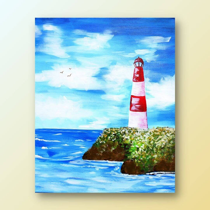 Lighthouse Paintings For Beginners Lighthouse Canvas & Sign Painting