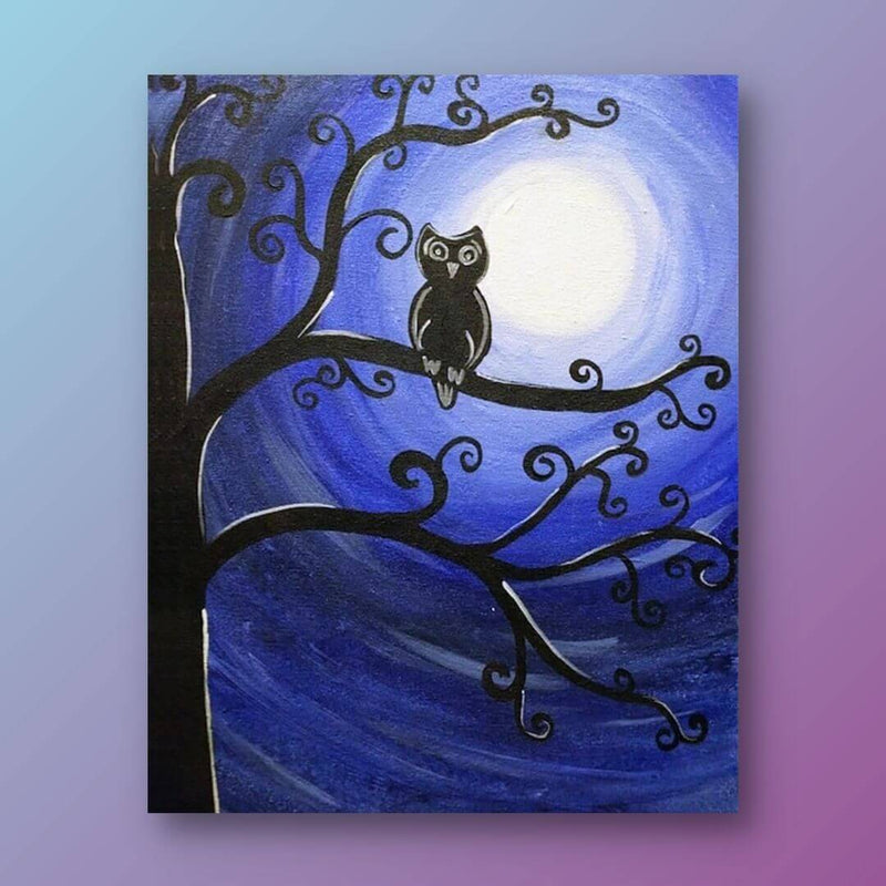 Moonlit Owl