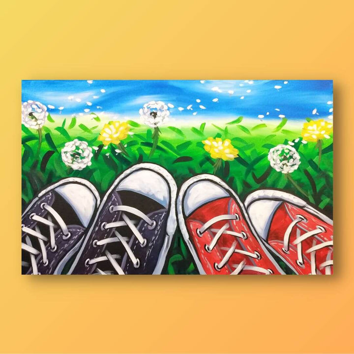 Art Painted Shoes Easy Vans Shoes Can I Paint My Shoes With