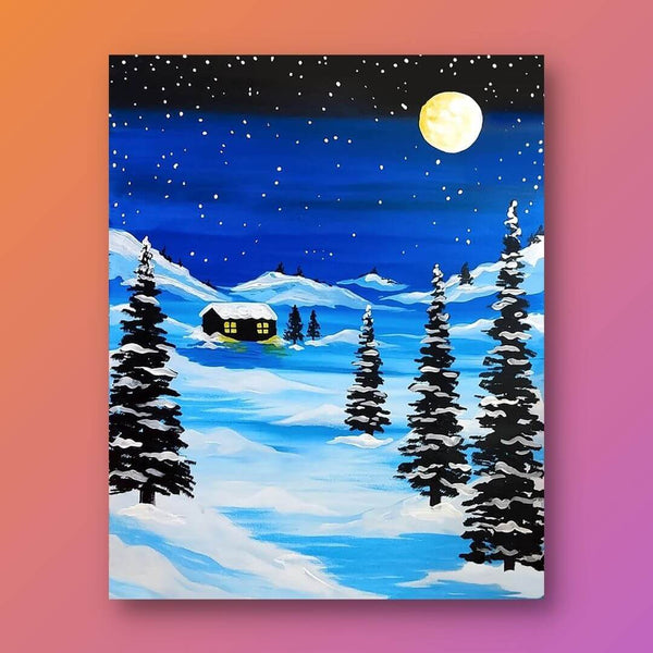 Snowy Cabin