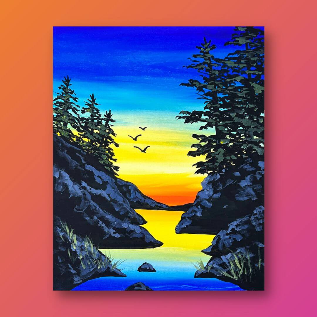 Take Time to Reflect Painting Kit Painting to Gogh